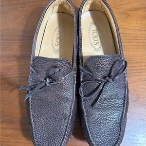 Tod's Gommino Leather Lace-up Driving Shoes NWT